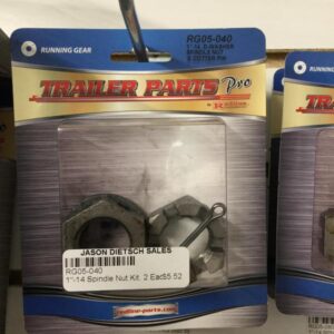 1"-14 Spindle Nut Kit