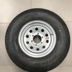 16" 6 Lug Silver Mod w/ 235 West Lake