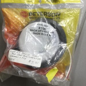 Back-Up light clear 4" round